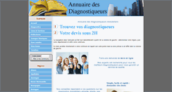 Desktop Screenshot of annuaire-diagnostiqueurs.fr