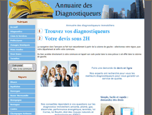 Tablet Screenshot of annuaire-diagnostiqueurs.fr